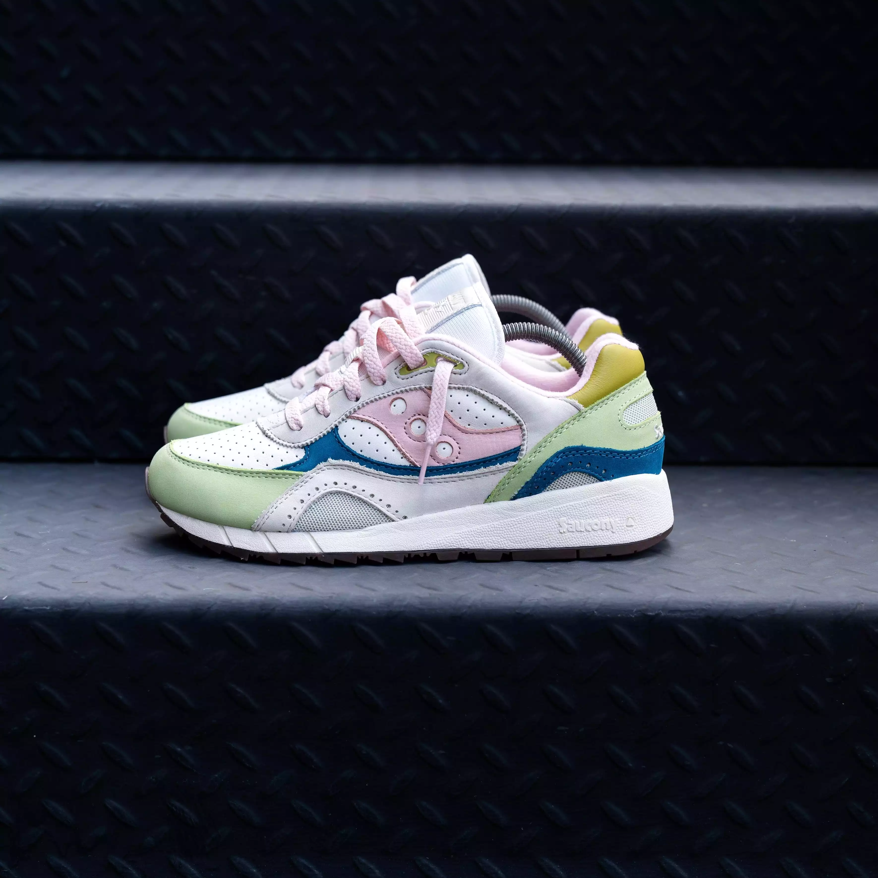 MENS Saucony | Shadow 6000 (Premium Lime Multi)