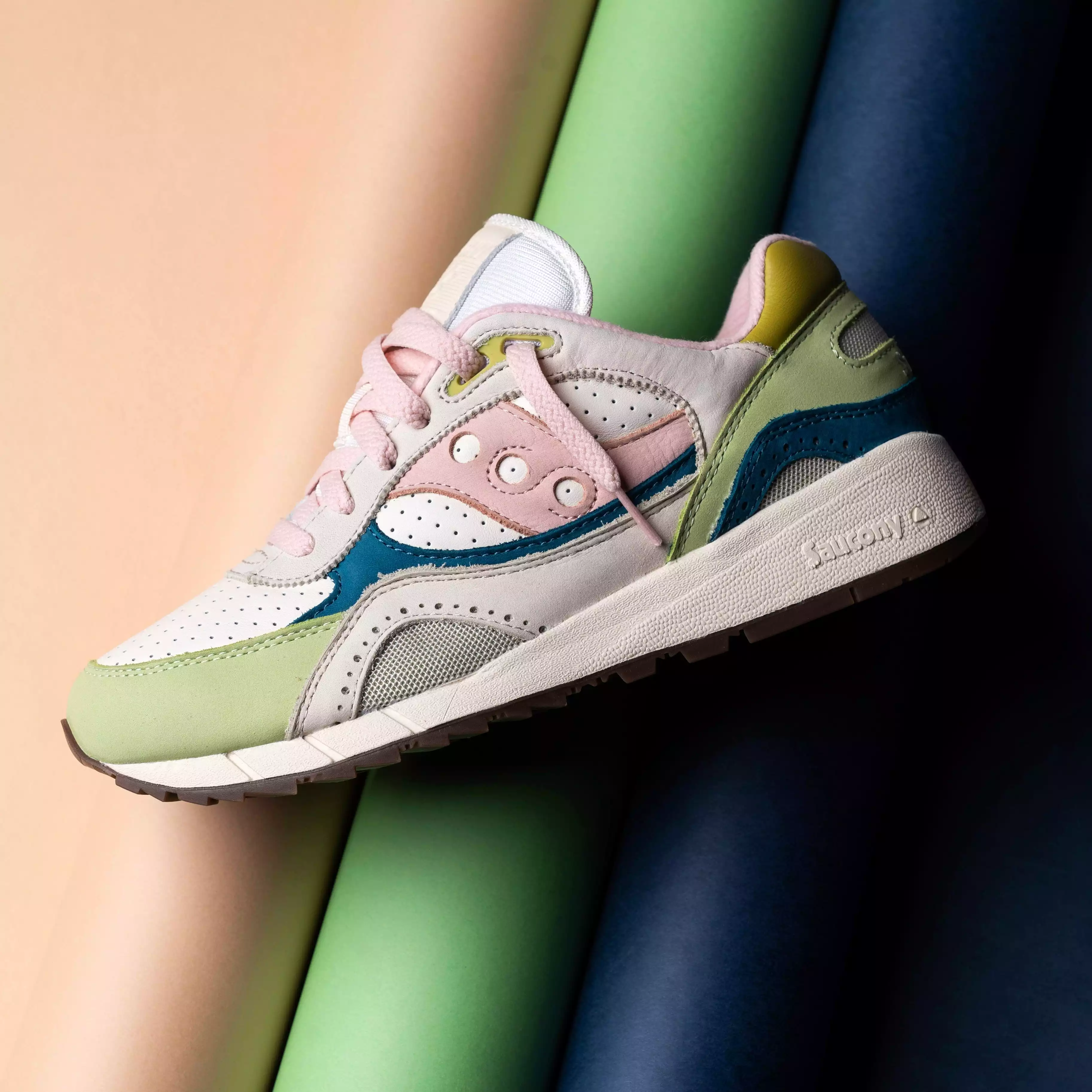 MENS Saucony | Shadow 6000 (Premium Lime Multi)