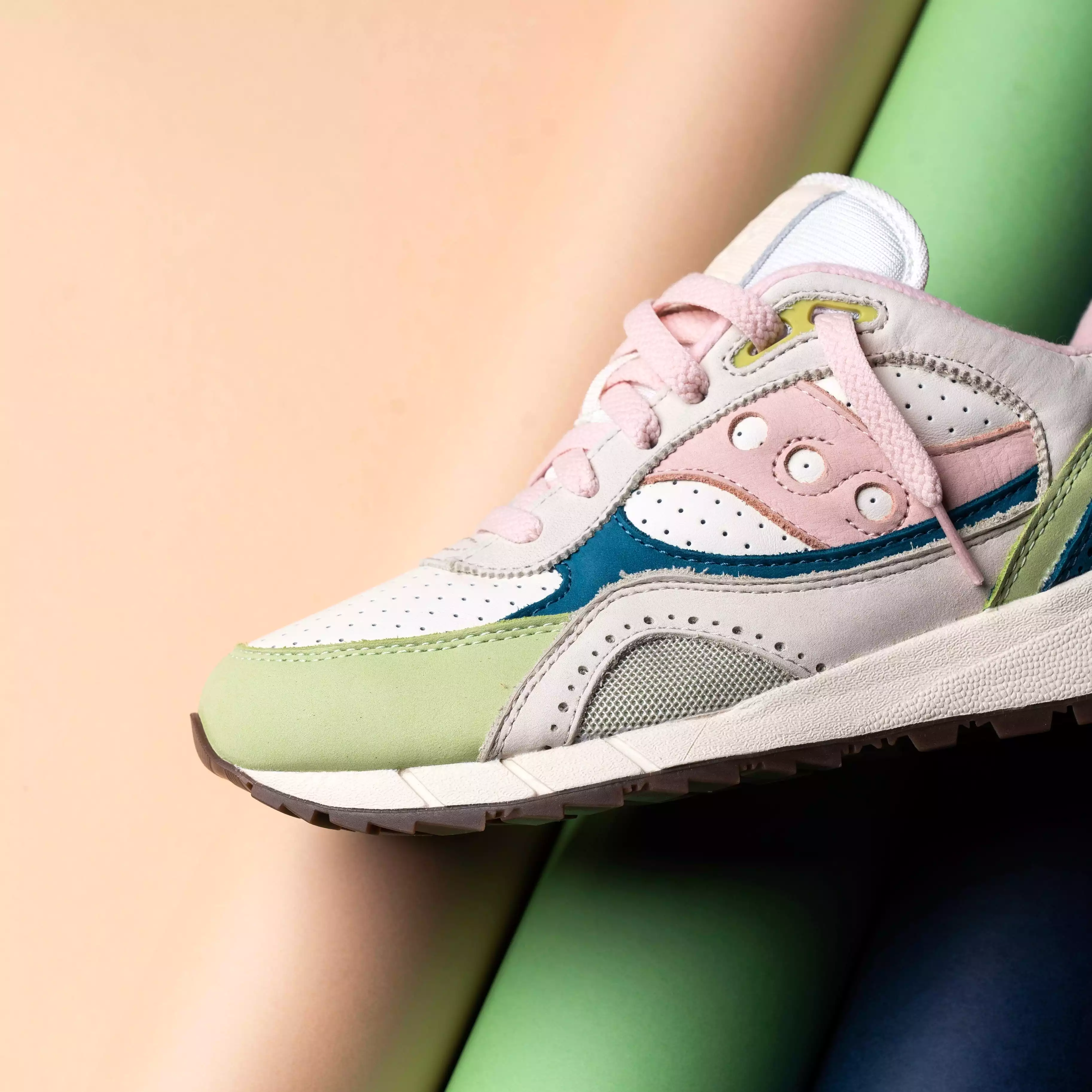 MENS Saucony | Shadow 6000 (Premium Lime Multi)