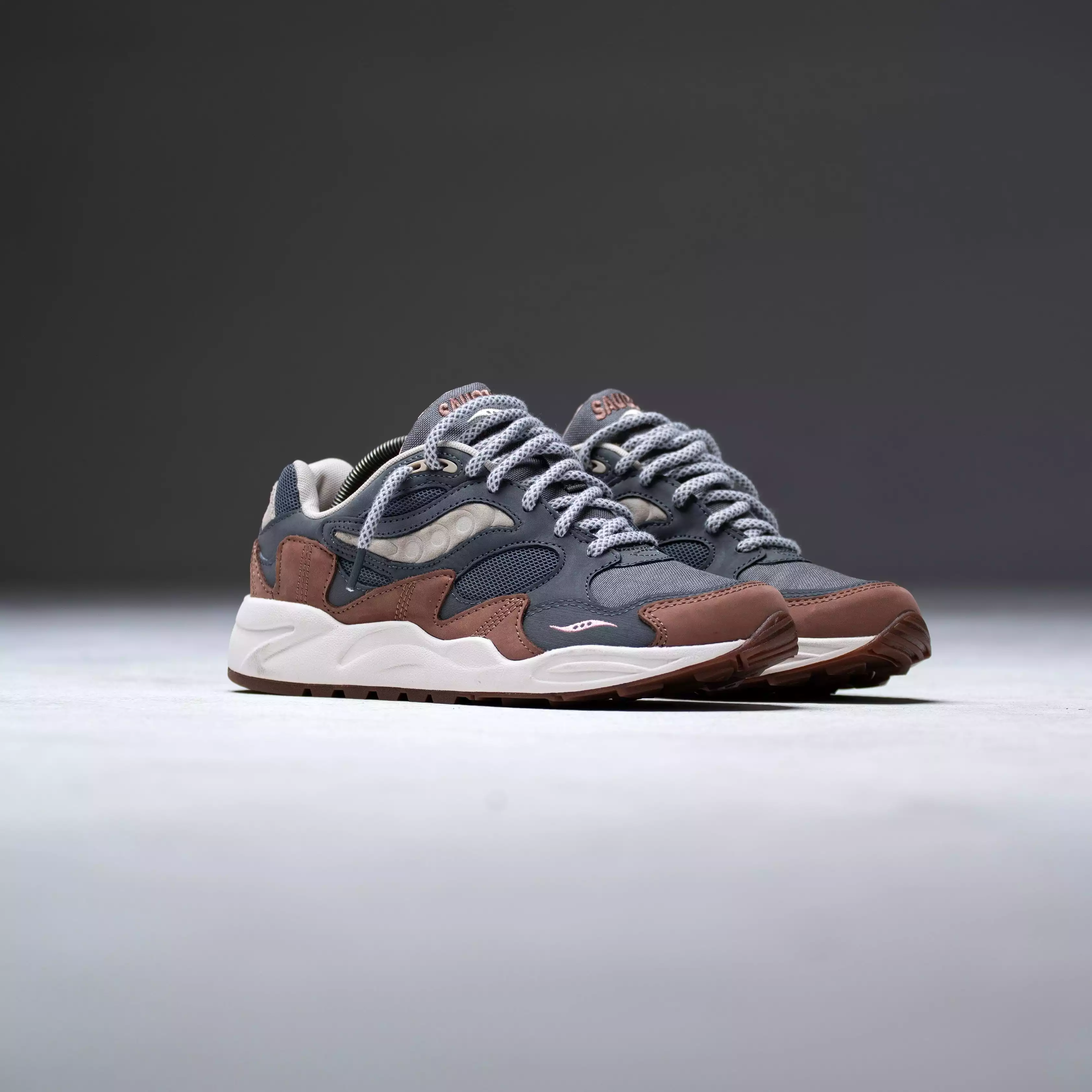 MENS Saucony |Grid Shadow 2  (Grey/Brown)