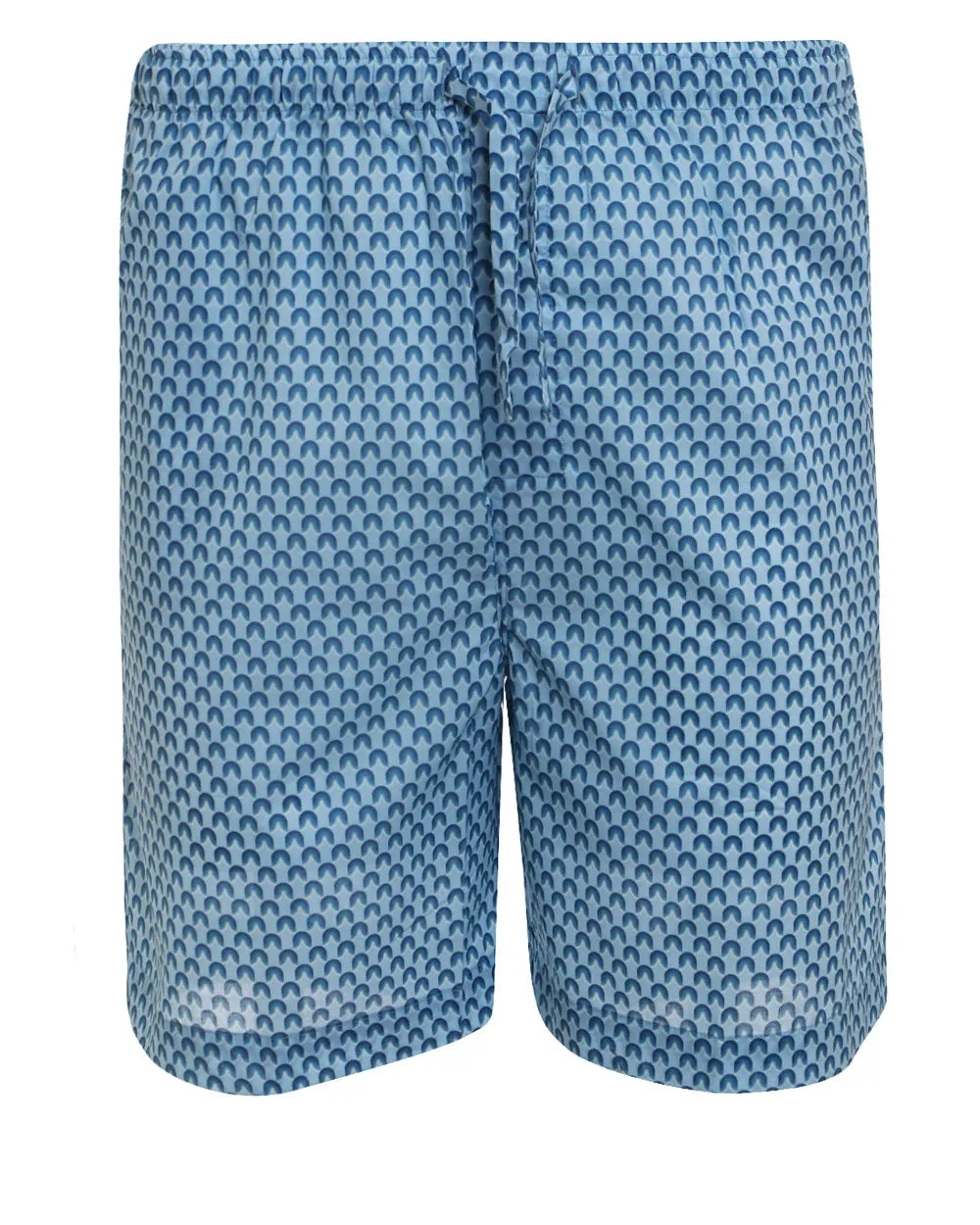 Mid Blue Cotton Lounge Short