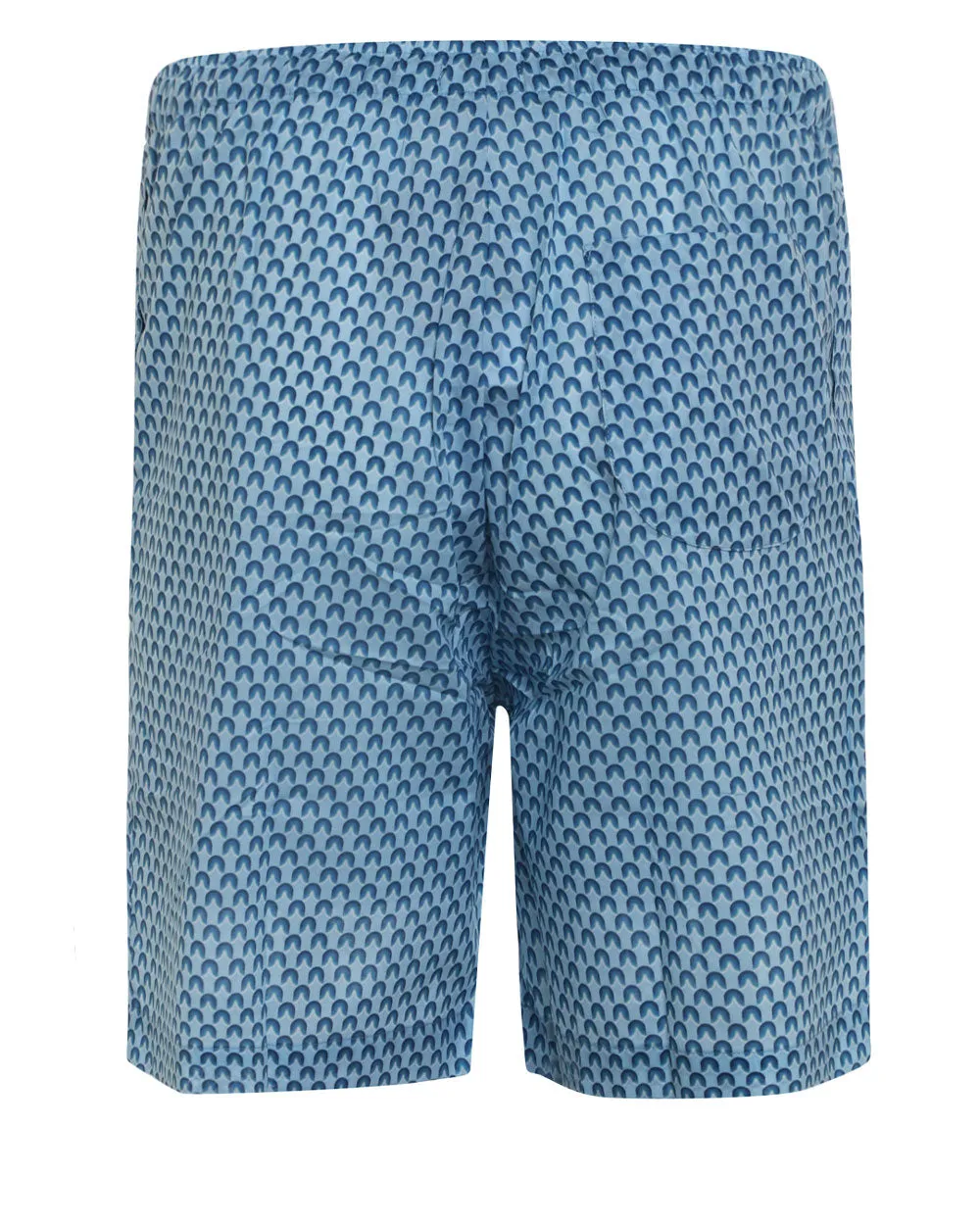 Mid Blue Cotton Lounge Short