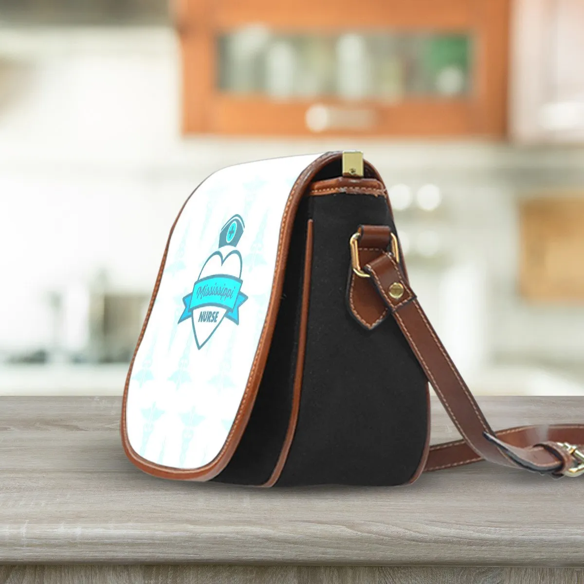 Mississippi Nurse Saddle Bag Blue