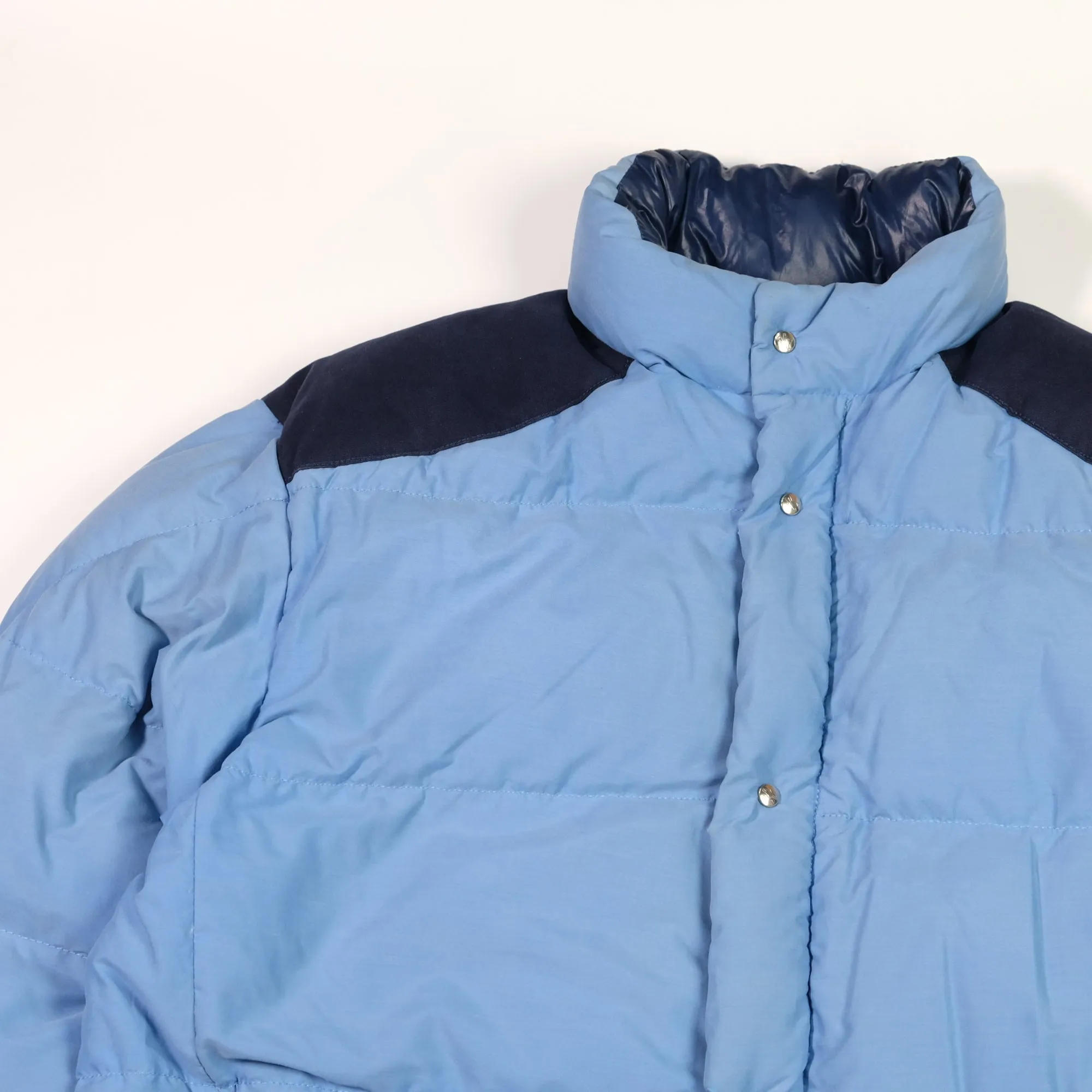 Moncler Asics Vintage 1980s Blue Puffer Jacket Large/XL