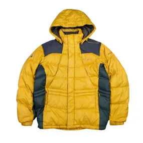 Montbell Vintage Yellow Puffer Jacket Large/XL