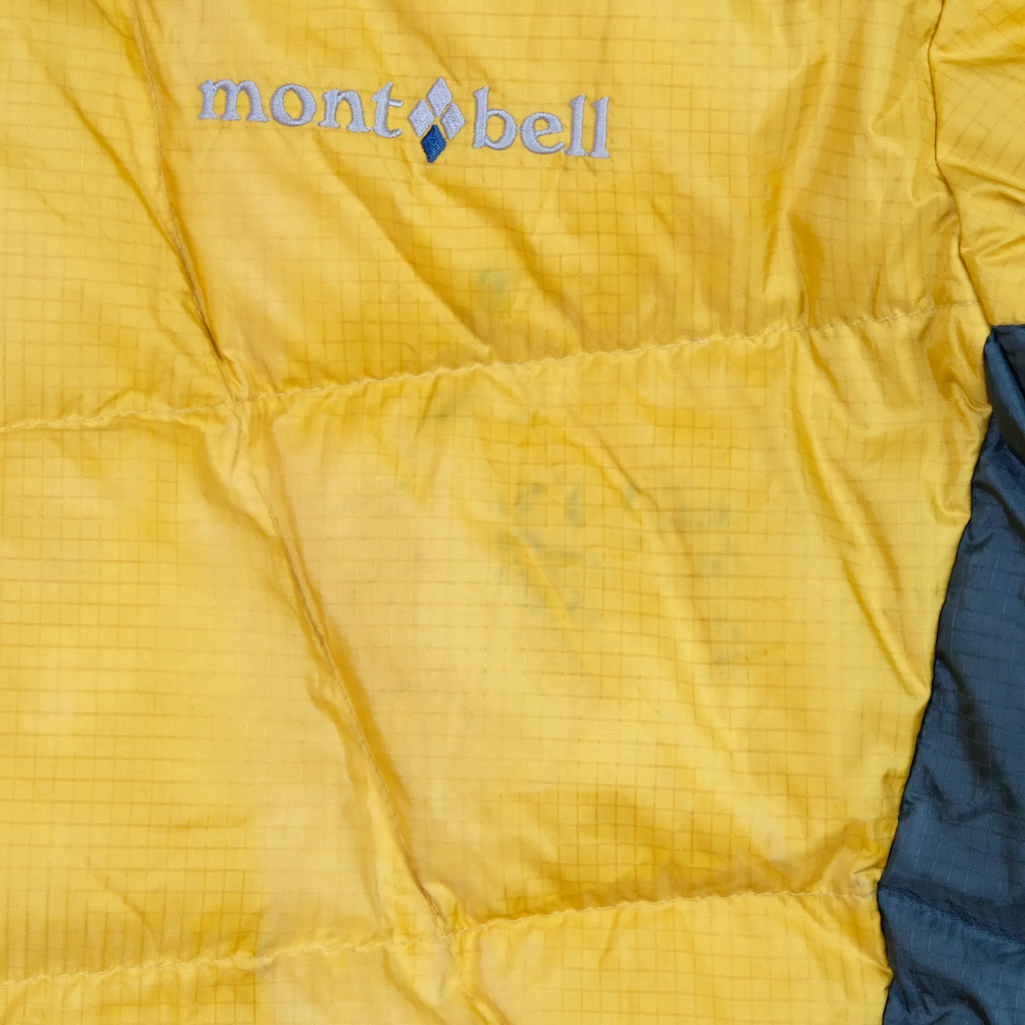 Montbell Vintage Yellow Puffer Jacket Large/XL