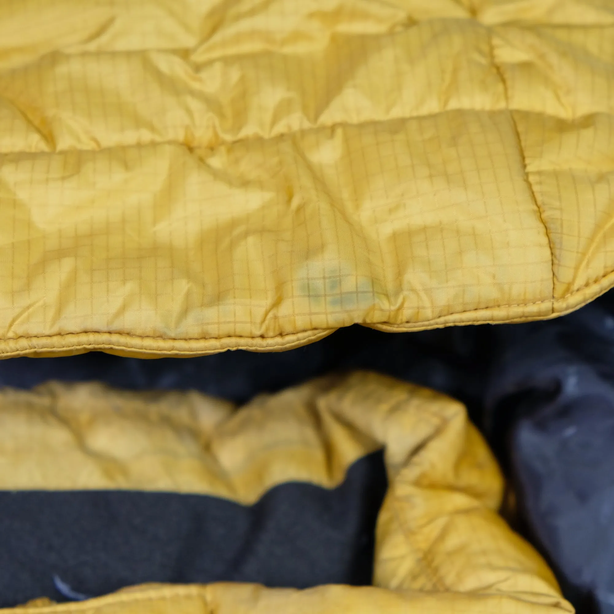 Montbell Vintage Yellow Puffer Jacket Large/XL