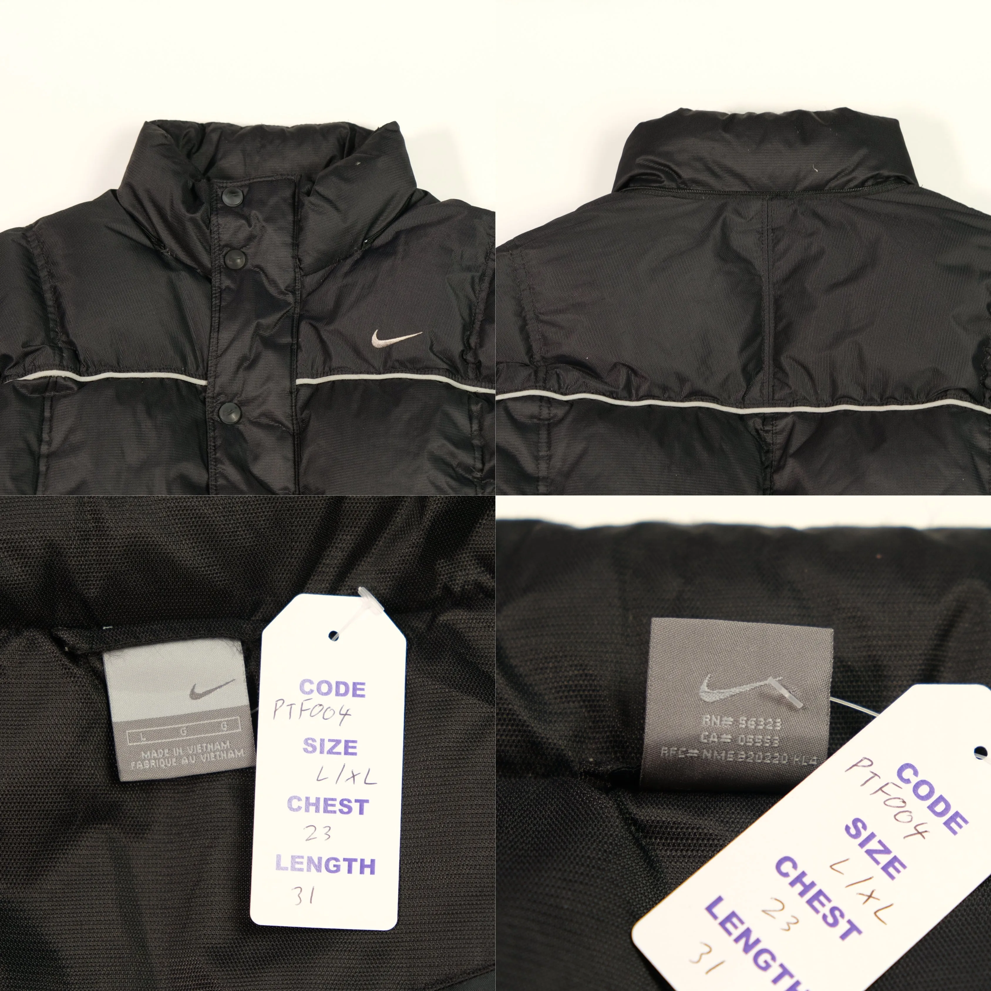 Nike Vintage 2000s Puffer Jacket Large/XL