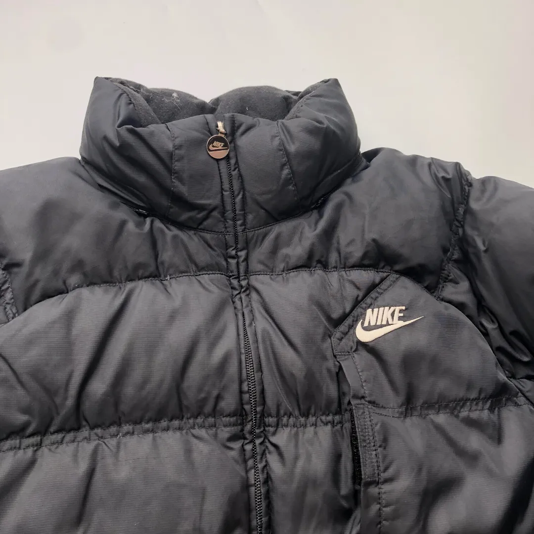 Nike Vintage Black Down Puffer Jacket Large