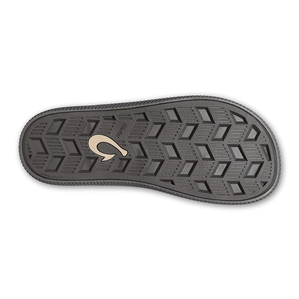 Olukai Men's Ulele - Dark Shadow/Black