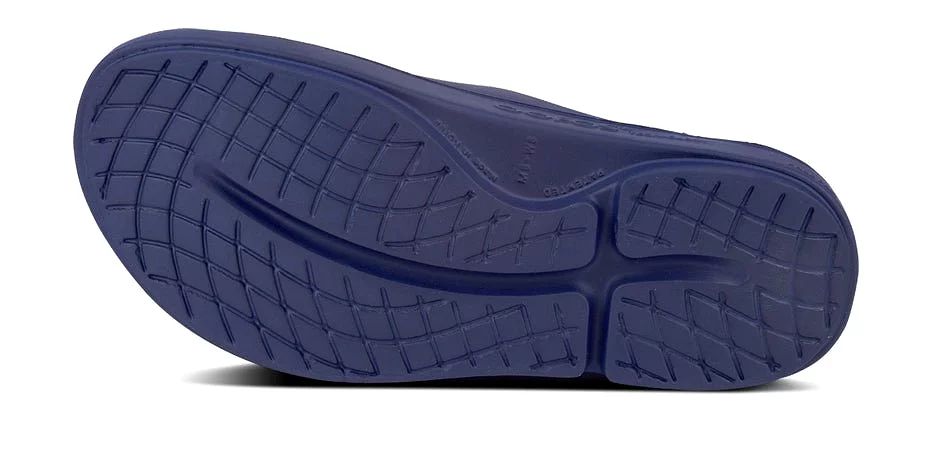 Oofos Ooahh Recovery Slide Sandal - Navy