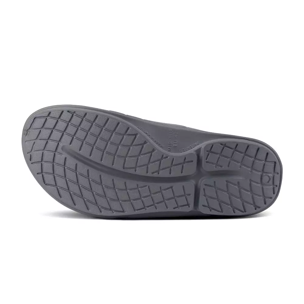 Oofos Ooahh Sport Flex Recovery Slide Sandal - Slate