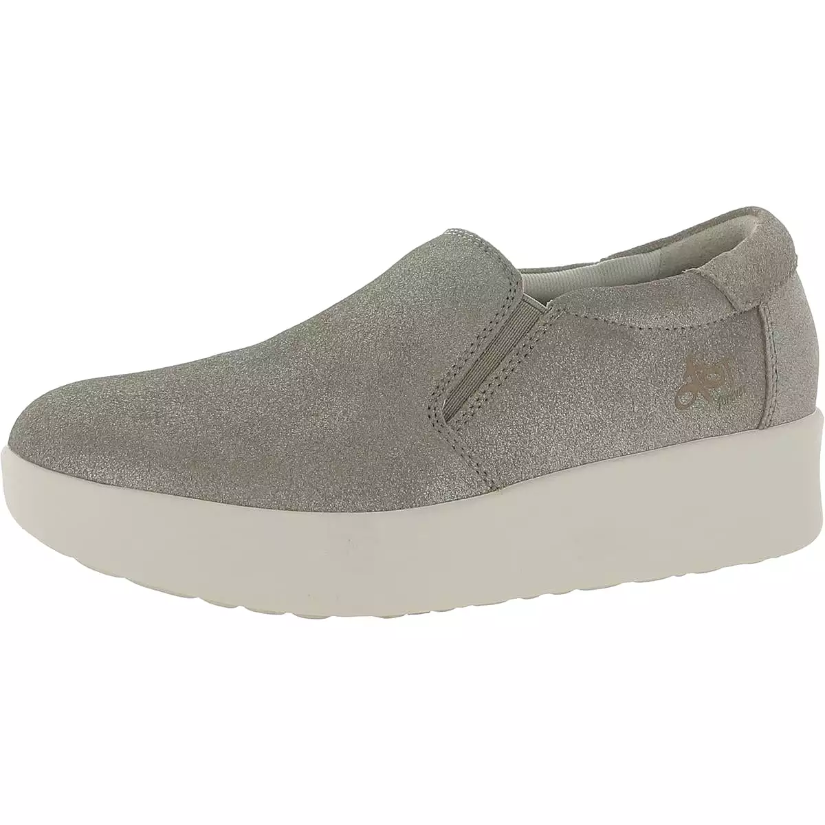 OTBT Womens Camile Leather Wedge Slip-On Sneakers