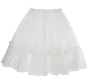 Philosophy Eyelet Hem Skirt