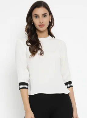 Ribbed Cuff Top