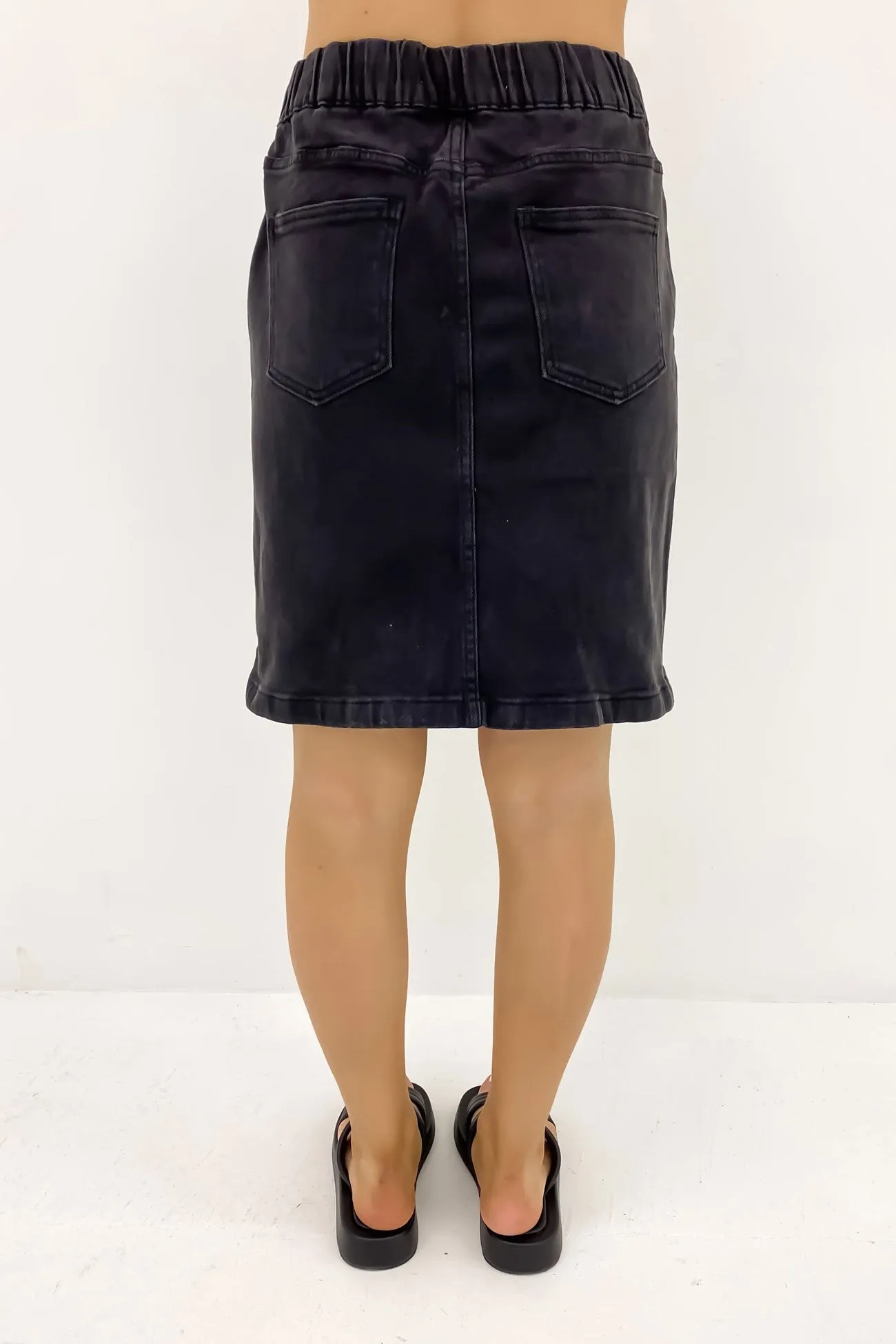 Rio Skirt Washed Black