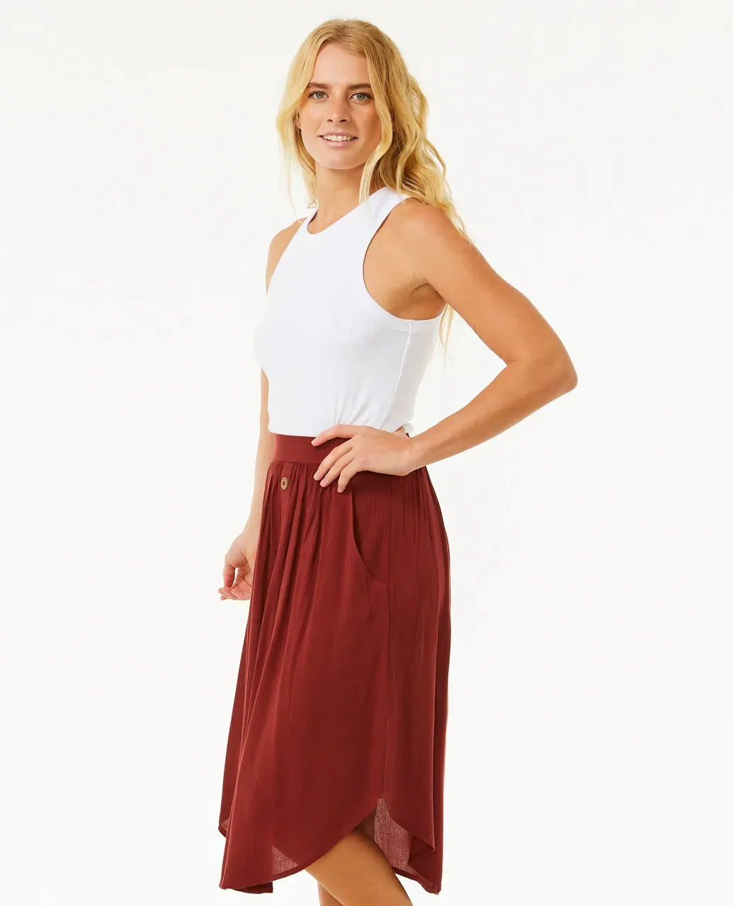 RIPCURL CLASSIC SURF SKIRT - PLUM