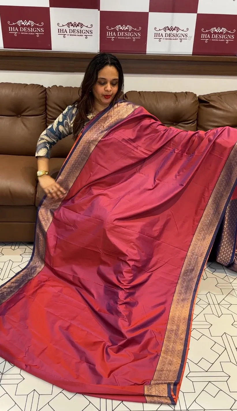 SEMI SILK SAREES - IHA 13918