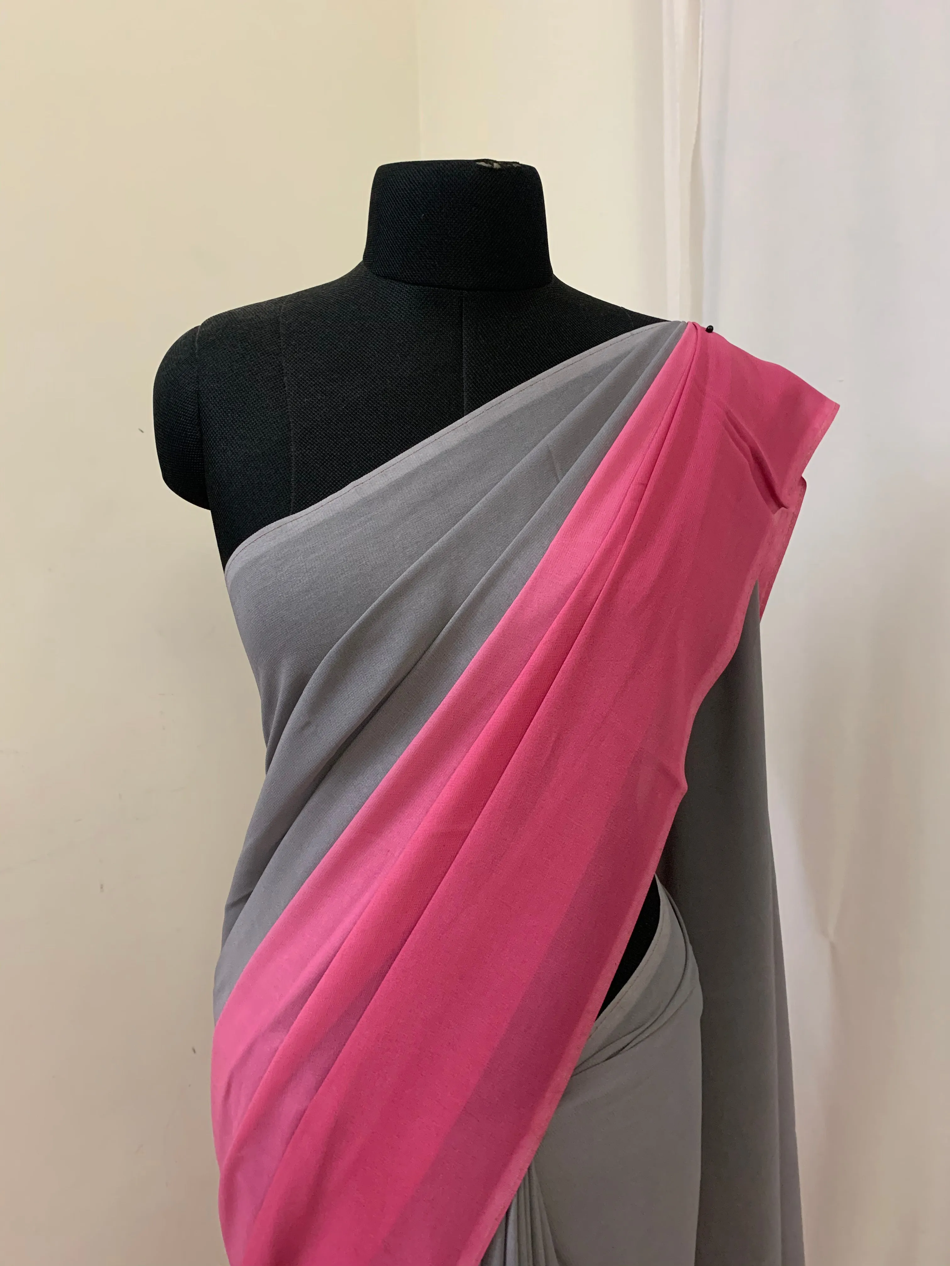 Shaded georgette saree