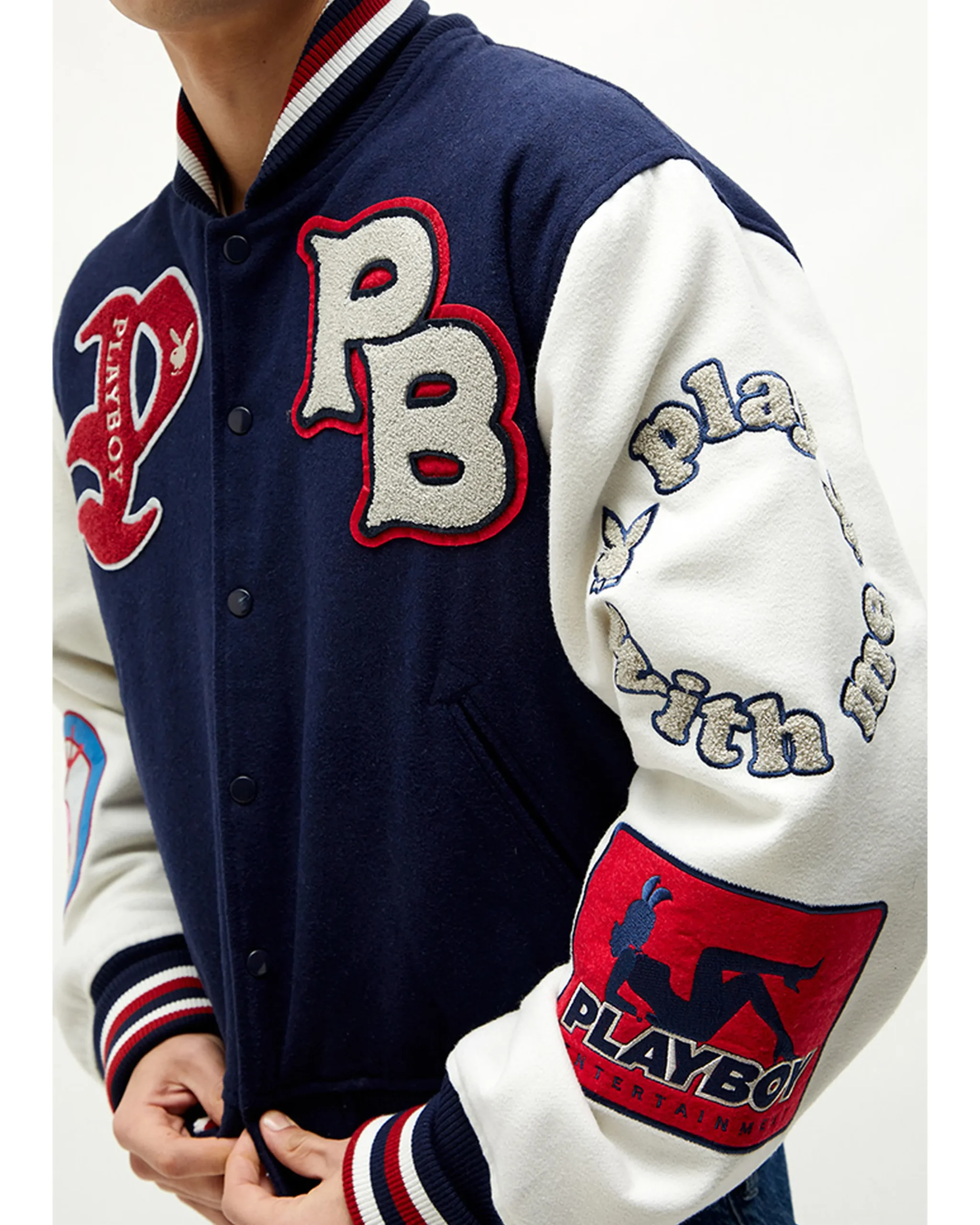 Shop Playboy Varsity Jacket - William Jacket