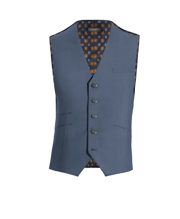 Slate 5-buttons Waistcoat