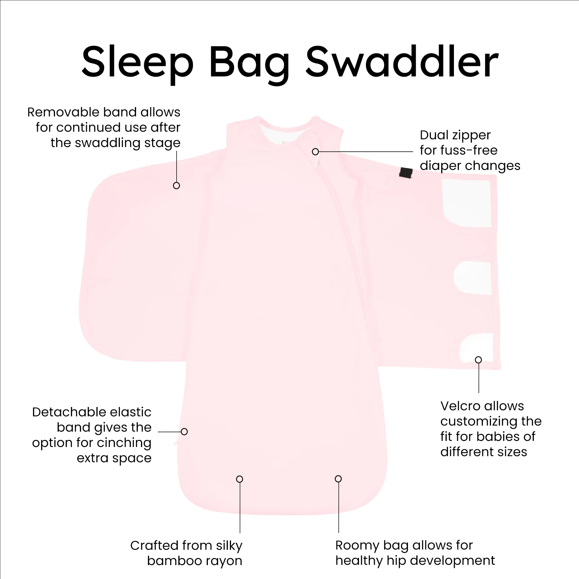 Sleep Bag Swaddler in Sakura