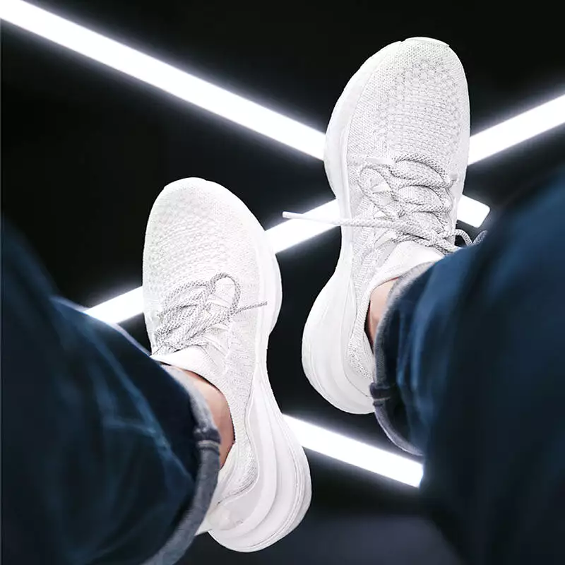 Sneakers 4 Running Shoes Starry Night Version Machine Washable Ultralight Cloud Elastic PU Midsole 4D Fly Woven Fishbone Lock Sy