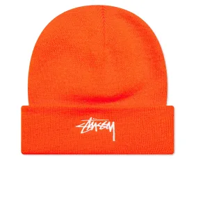 Stock Cuff Beanie - Orange