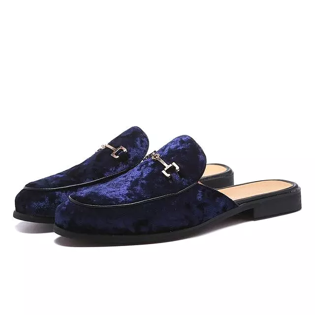 Suede Slip-On Sandals