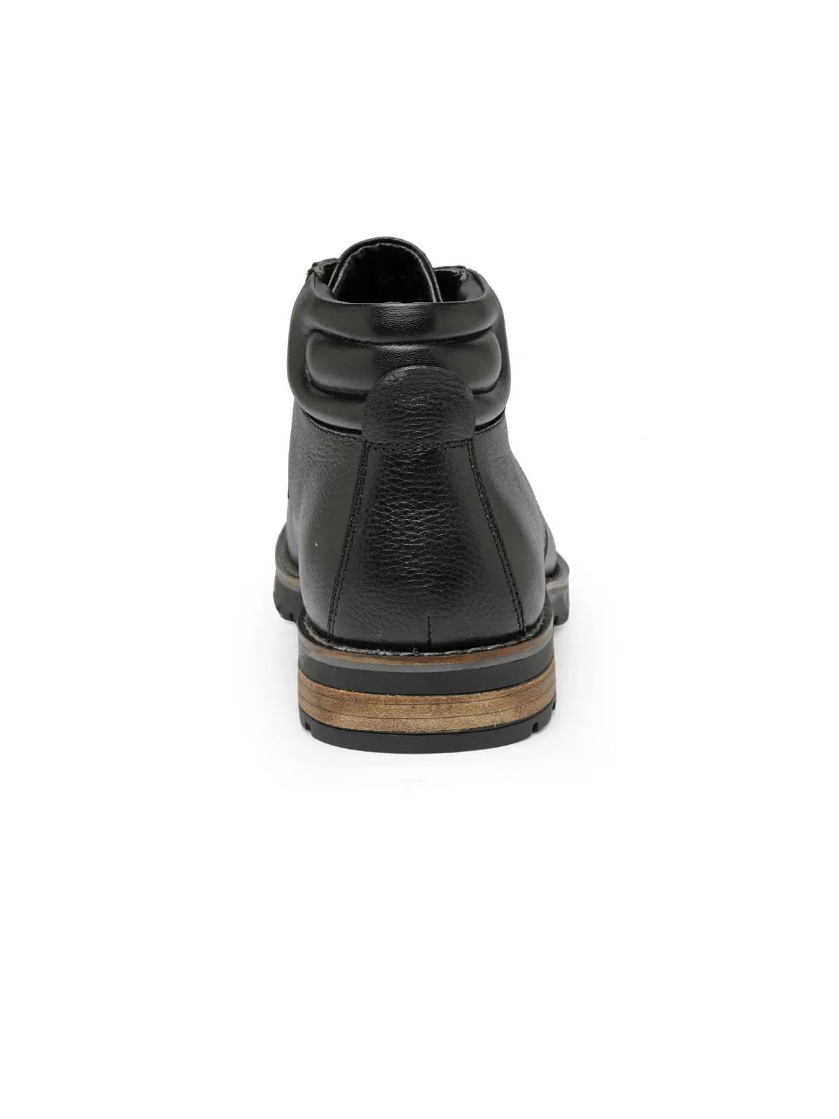 Teakwood Leather Black Casual Shoes Boot