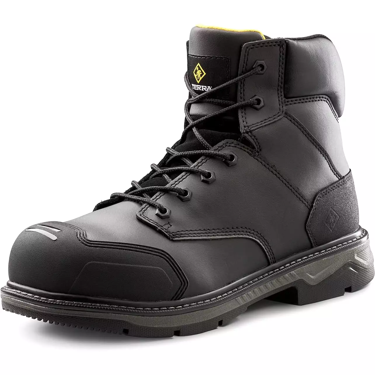 Terra Men's Patton 6 AT Waterproof Safety Work Boot -Black- 4NS6BK