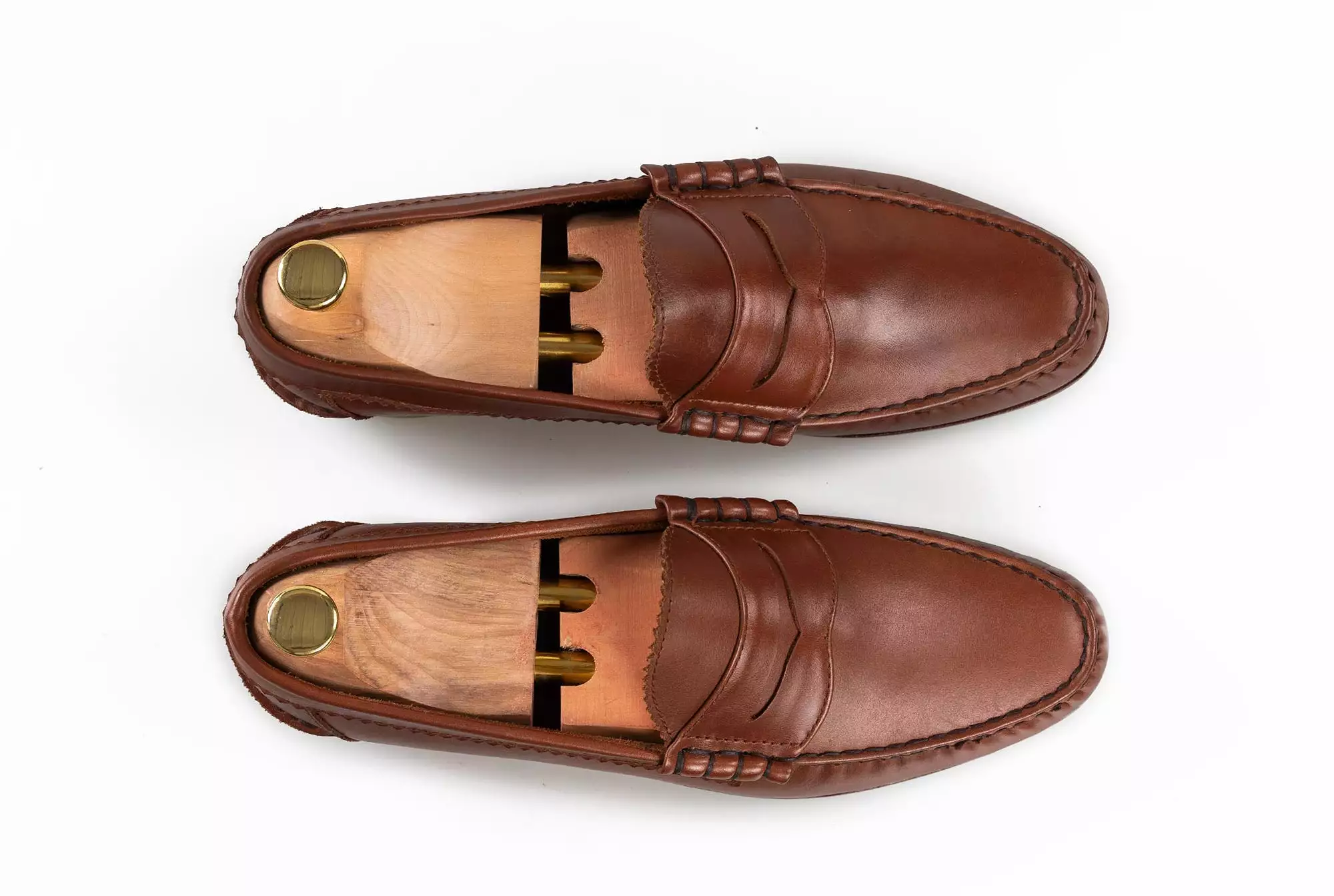 The Grand Penny Loafers - Chestnut Brown