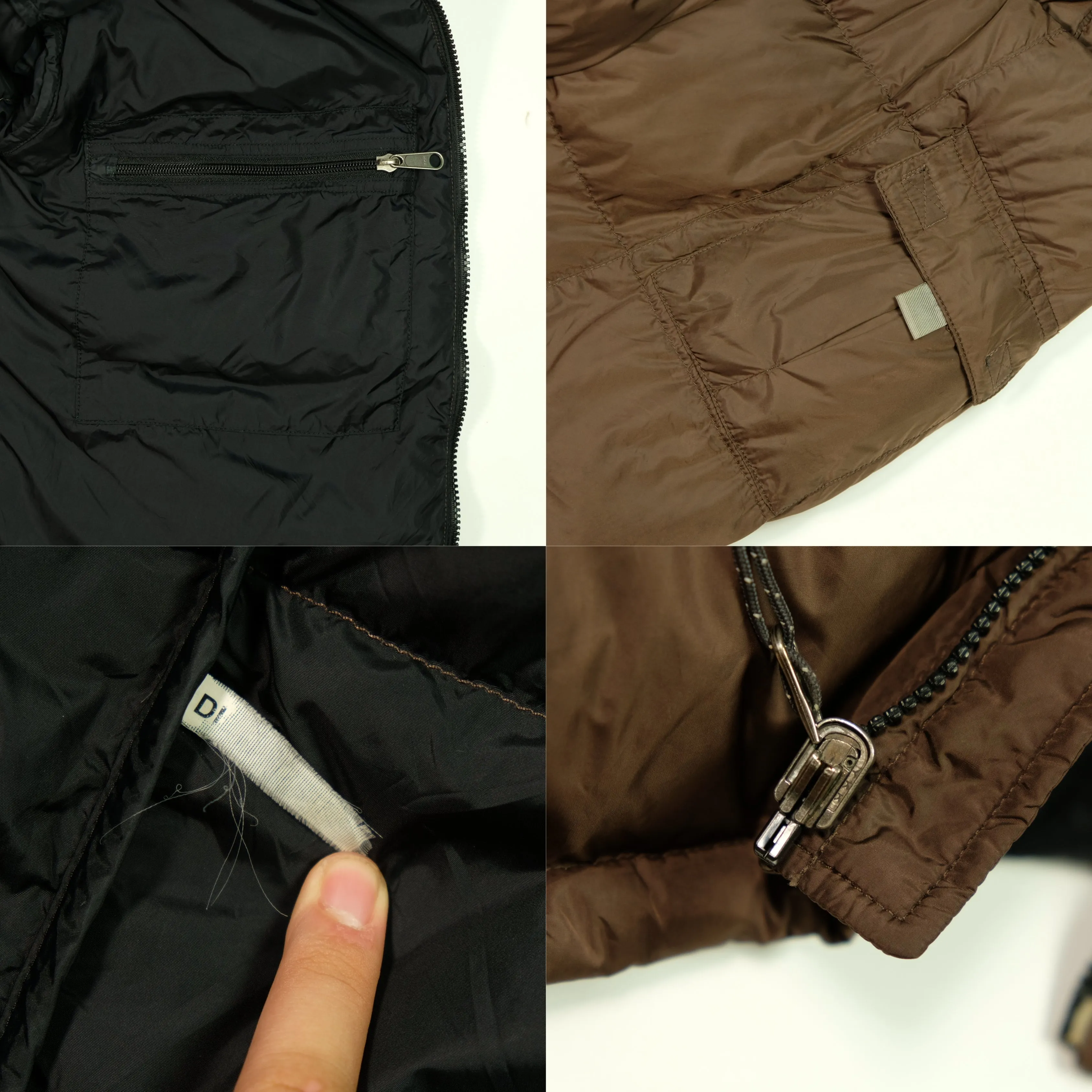 The North Face Brown Puffer Jacket Large