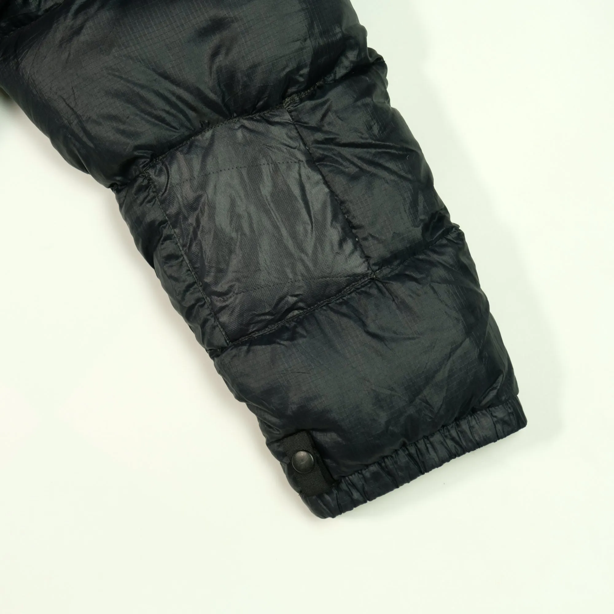 The North Face Nuptse 700 1990s Vintage Black Down Puffer Jacket Small