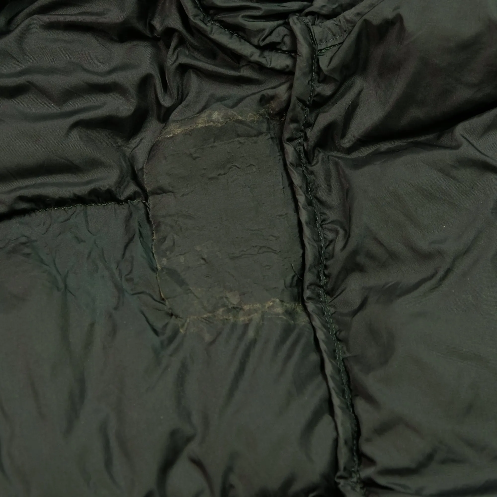 The North Face Nuptse 700 1990s Vintage Dark Green Down Puffer Jacket Small