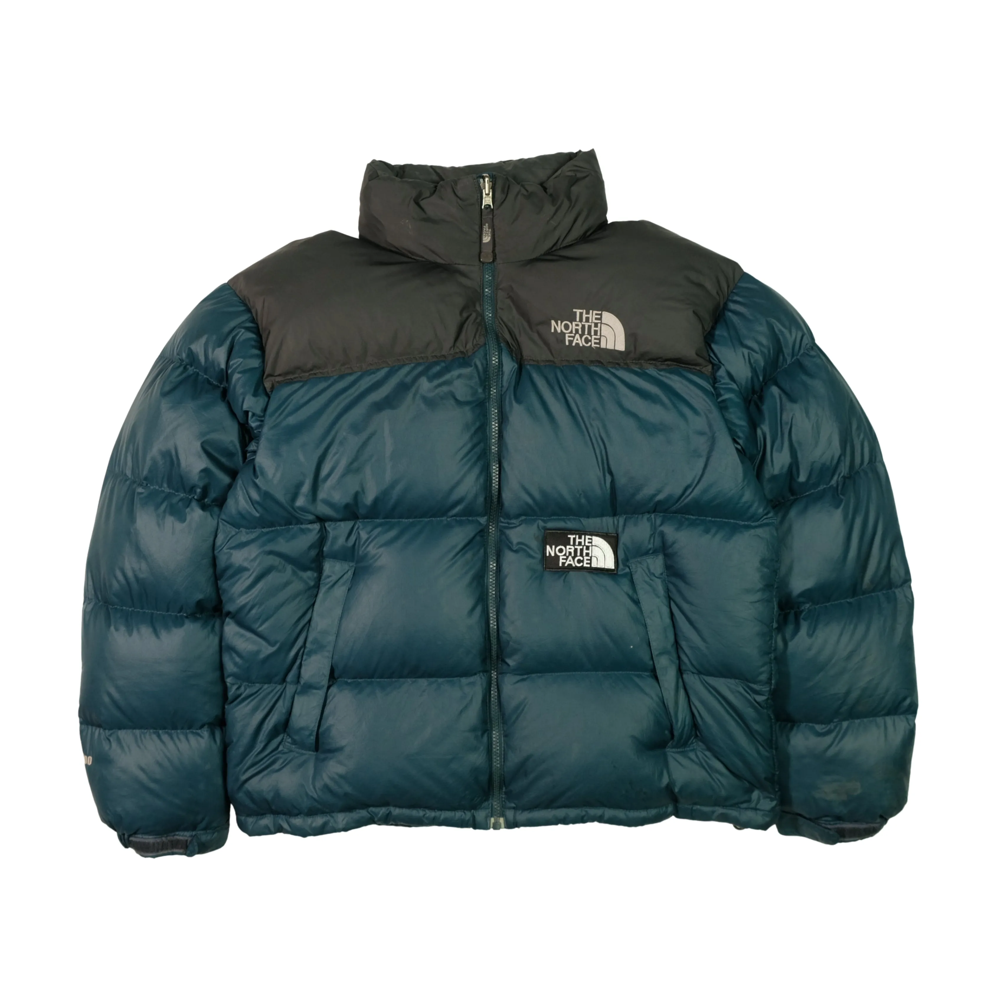 The North Face Nuptse 700 1990s Vintage Navy Down Puffer Jacket Medium