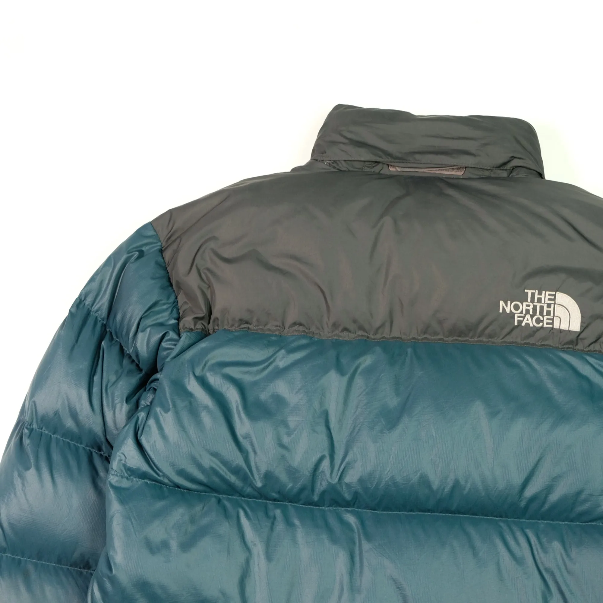 The North Face Nuptse 700 1990s Vintage Navy Down Puffer Jacket Medium