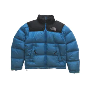 The North Face Nuptse 700 Blue Down Puffer Jacket Small