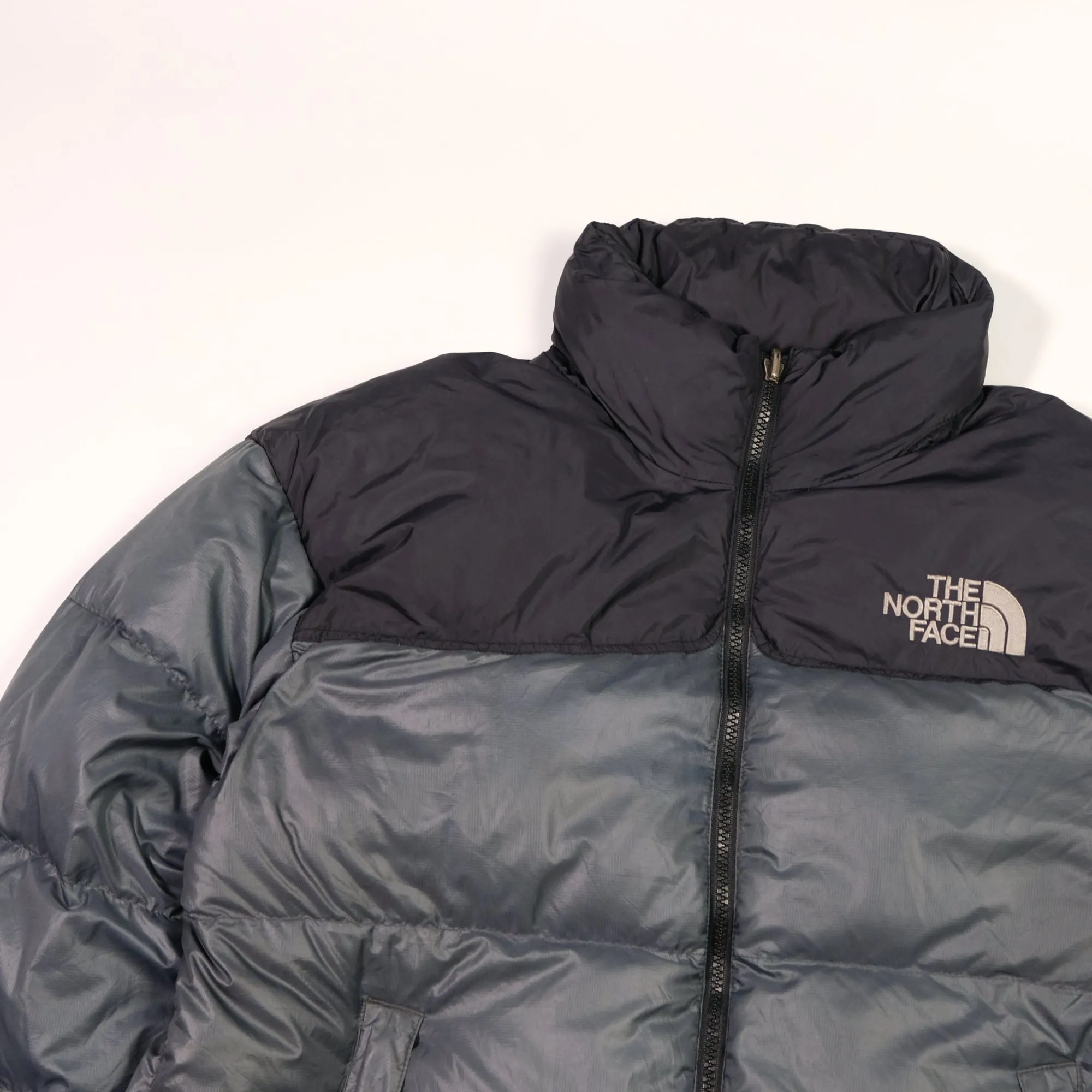 The North Face Nuptse 700 Grey Down Puffer Jacket Medium/Large