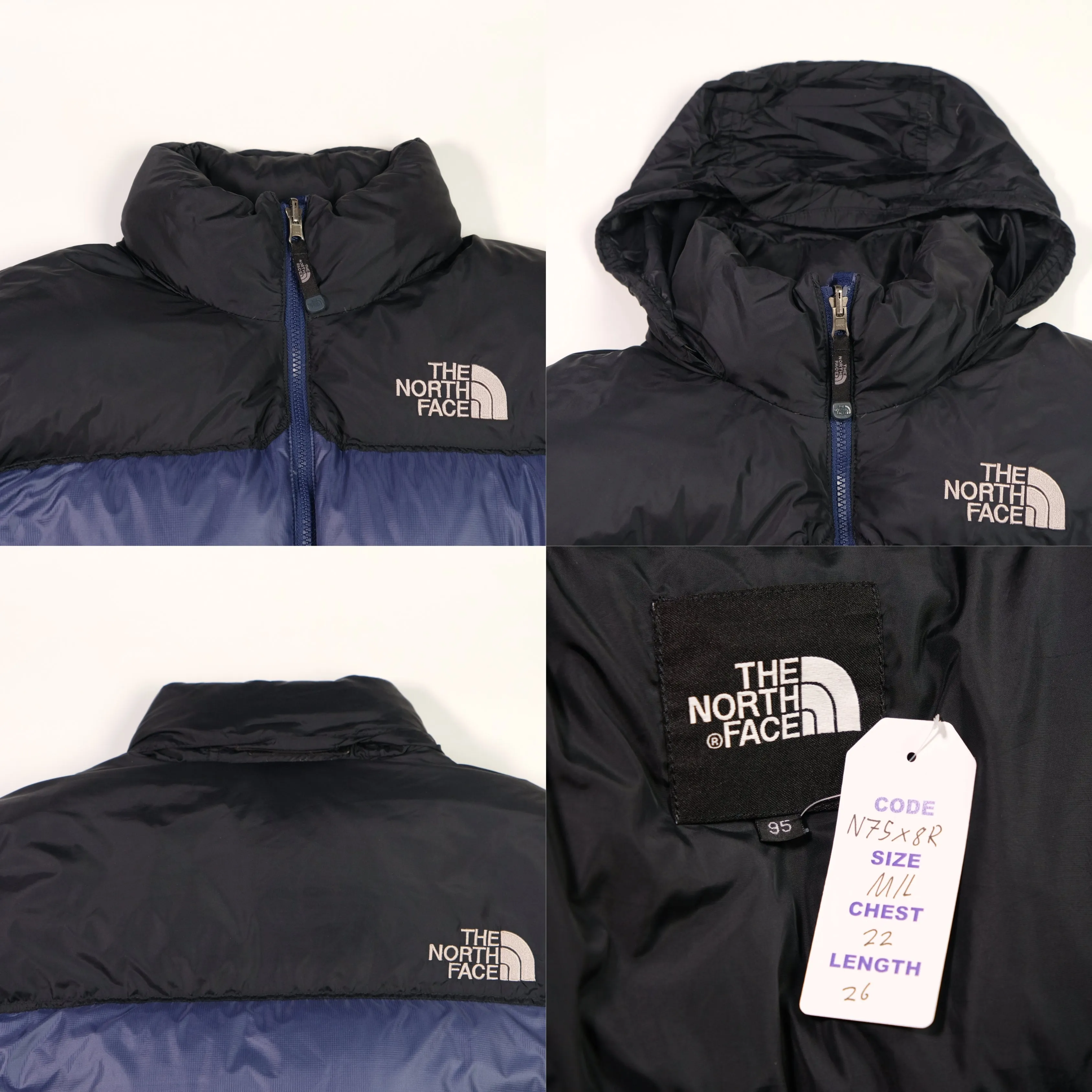 The North Face Nuptse 700 Vintage Puffer Jacket Medium/Large