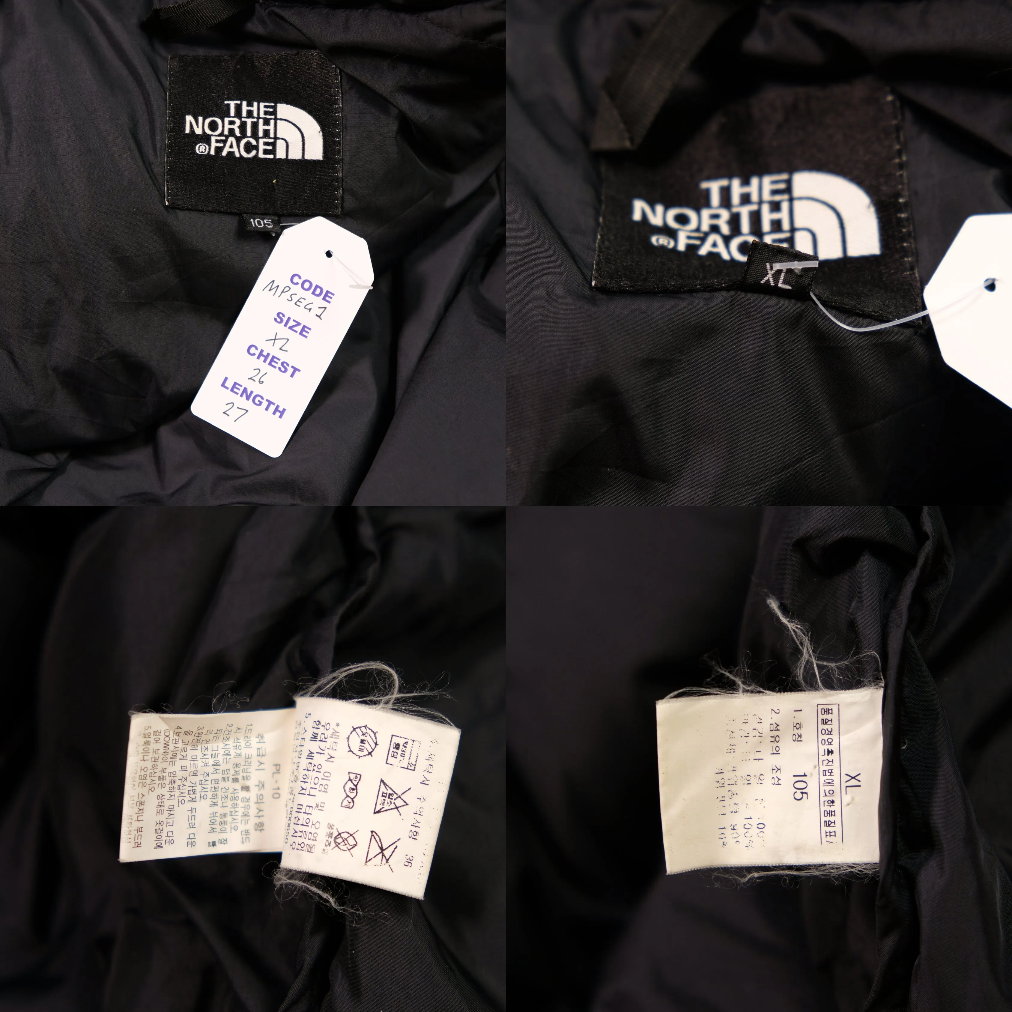 The North Face Nuptse 700 Vintage Puffer Jacket XL