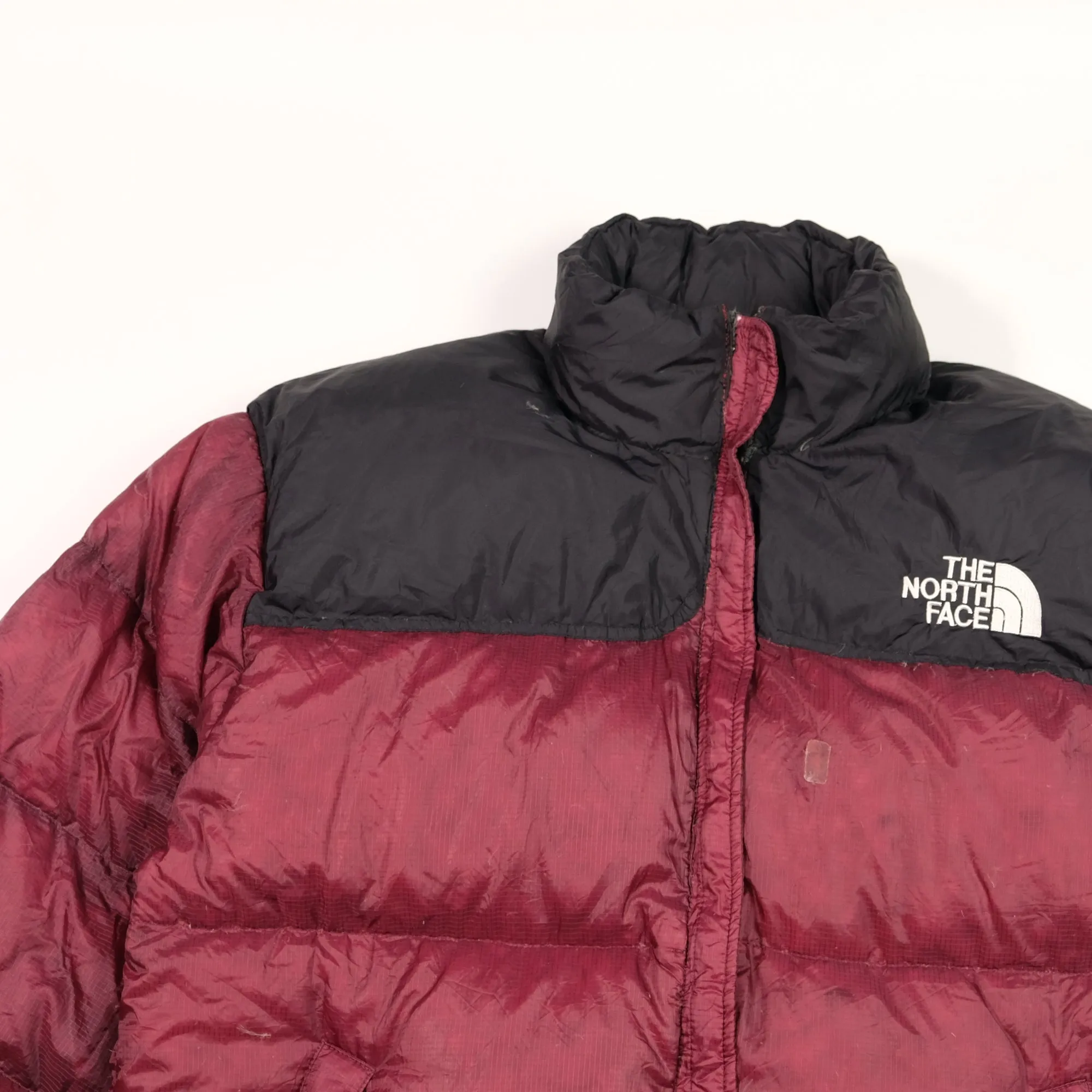 The North Face Nuptse 800 Vintage Burgundy Puffer Jacket Medium/Large