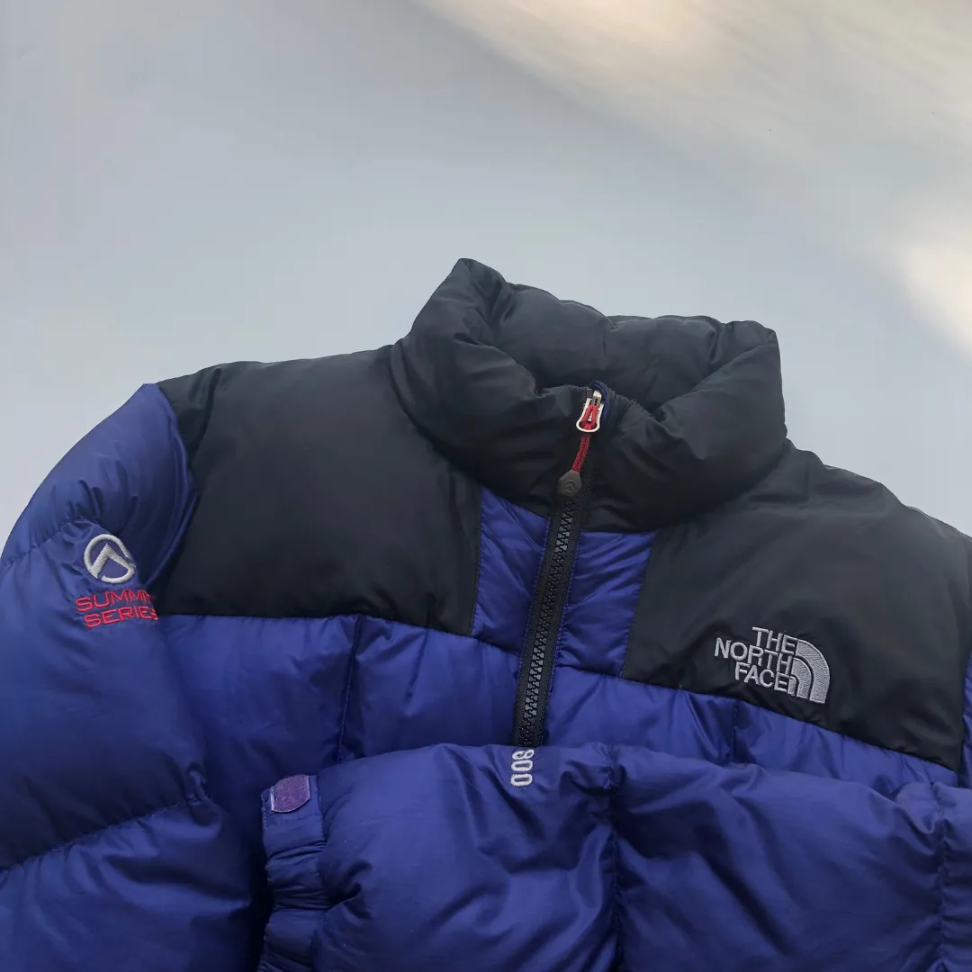 The North Face Summit Series Nuptse 800 Black Down Puffer Jacket Medium