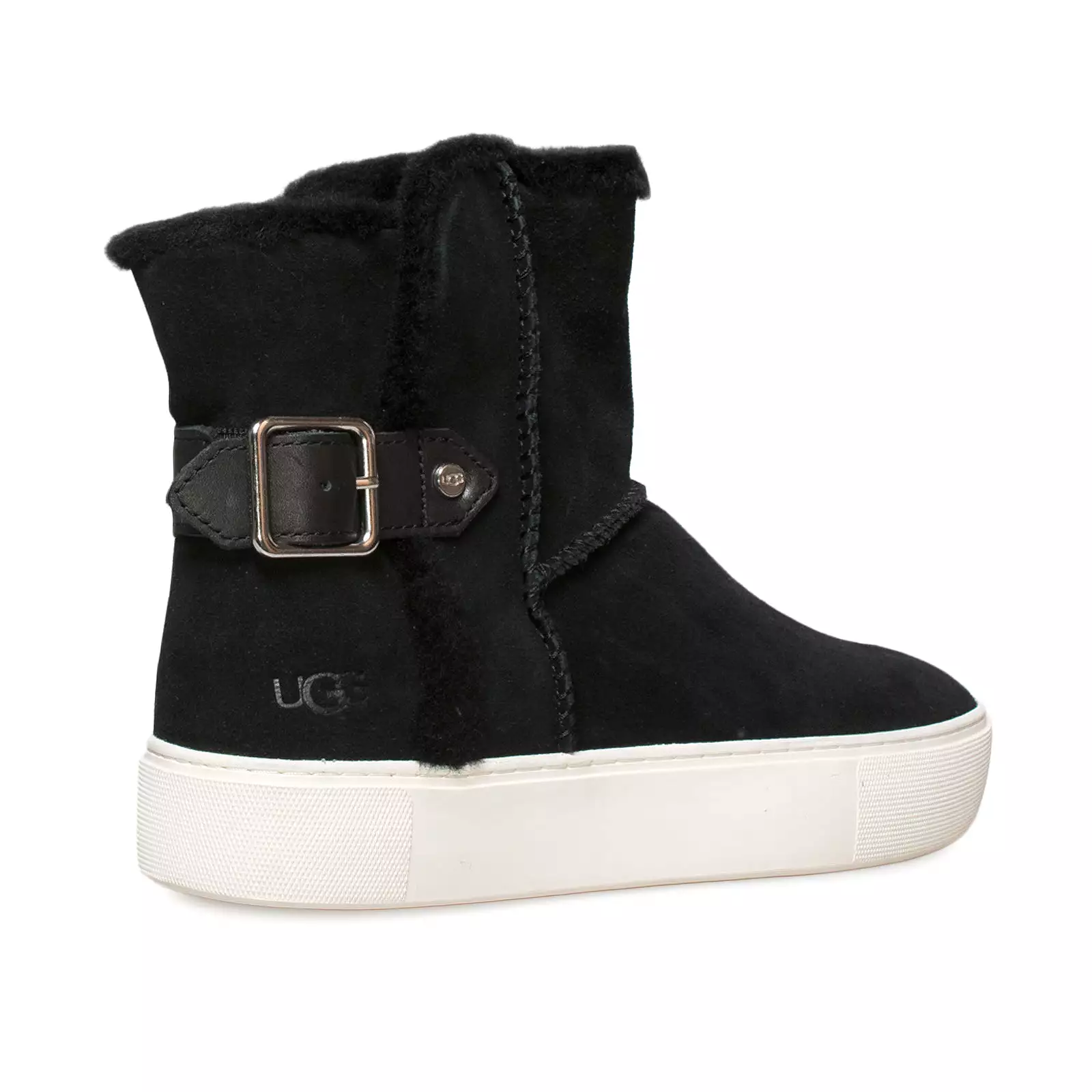 UGG Aika Black Suede Sneakers - Women's