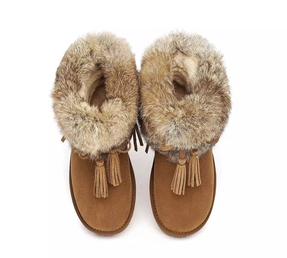 Urban UGG Sheepskin Ankle Fur Top Women Boots Urban Foxy