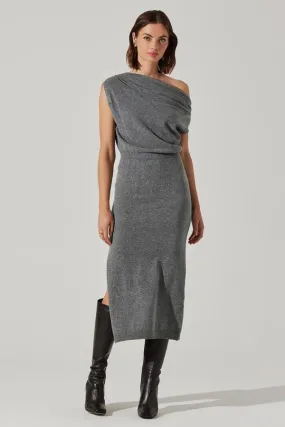 Val Sweater Dress - Charcoal