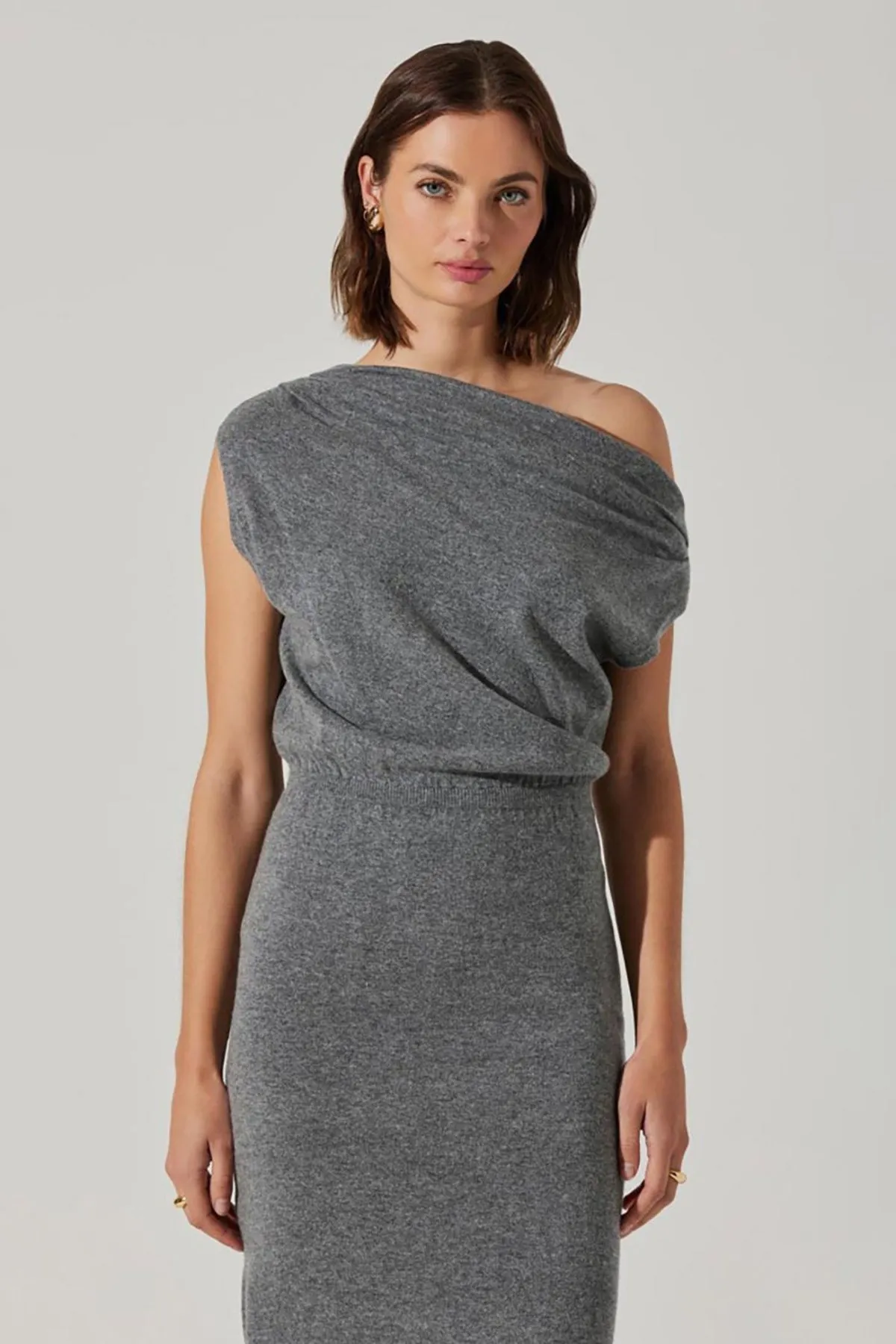 Val Sweater Dress - Charcoal