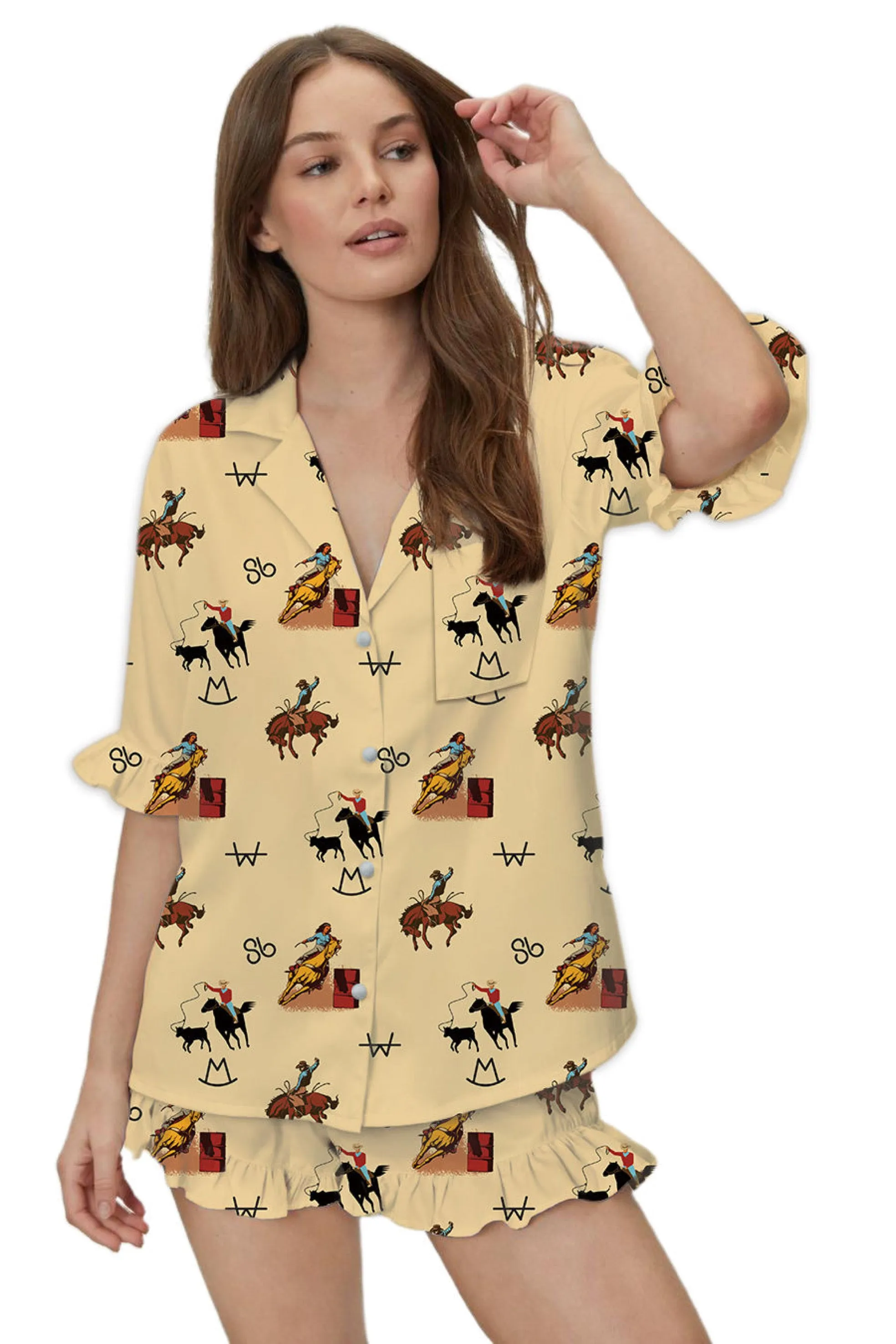 Vintage Cowboy Pajama Set