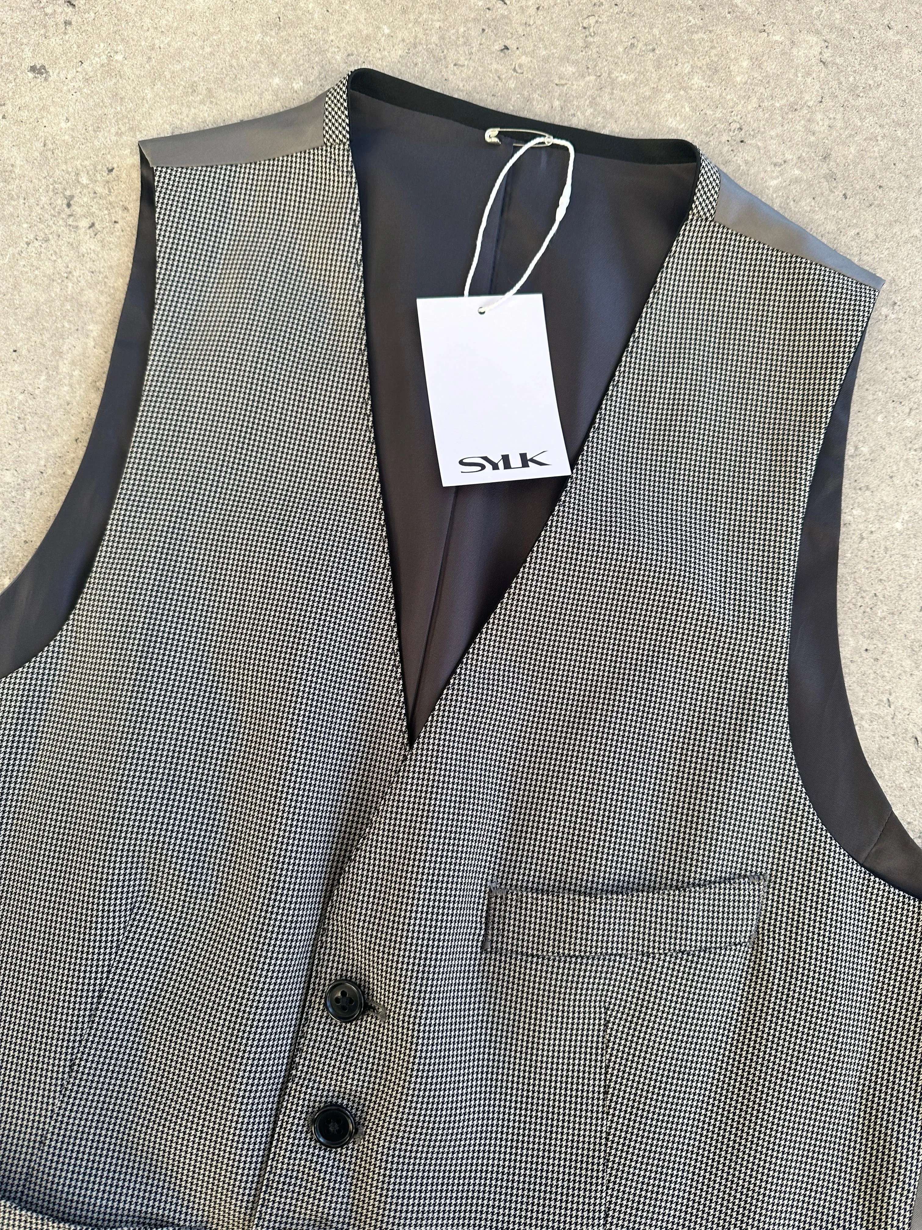 Vintage Reversible Wool Waistcoat - M