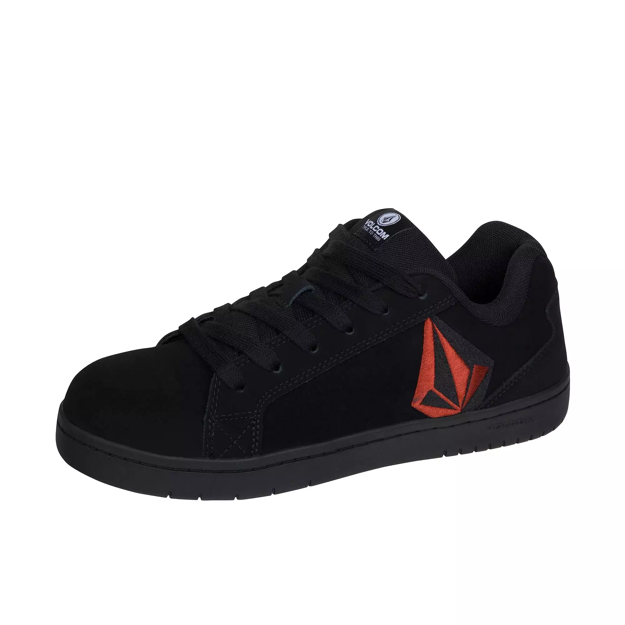 Volcom Stone Nubuck Composite Toe Black And Red